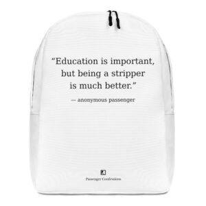 Minimalist Backpack — Passenger Confession