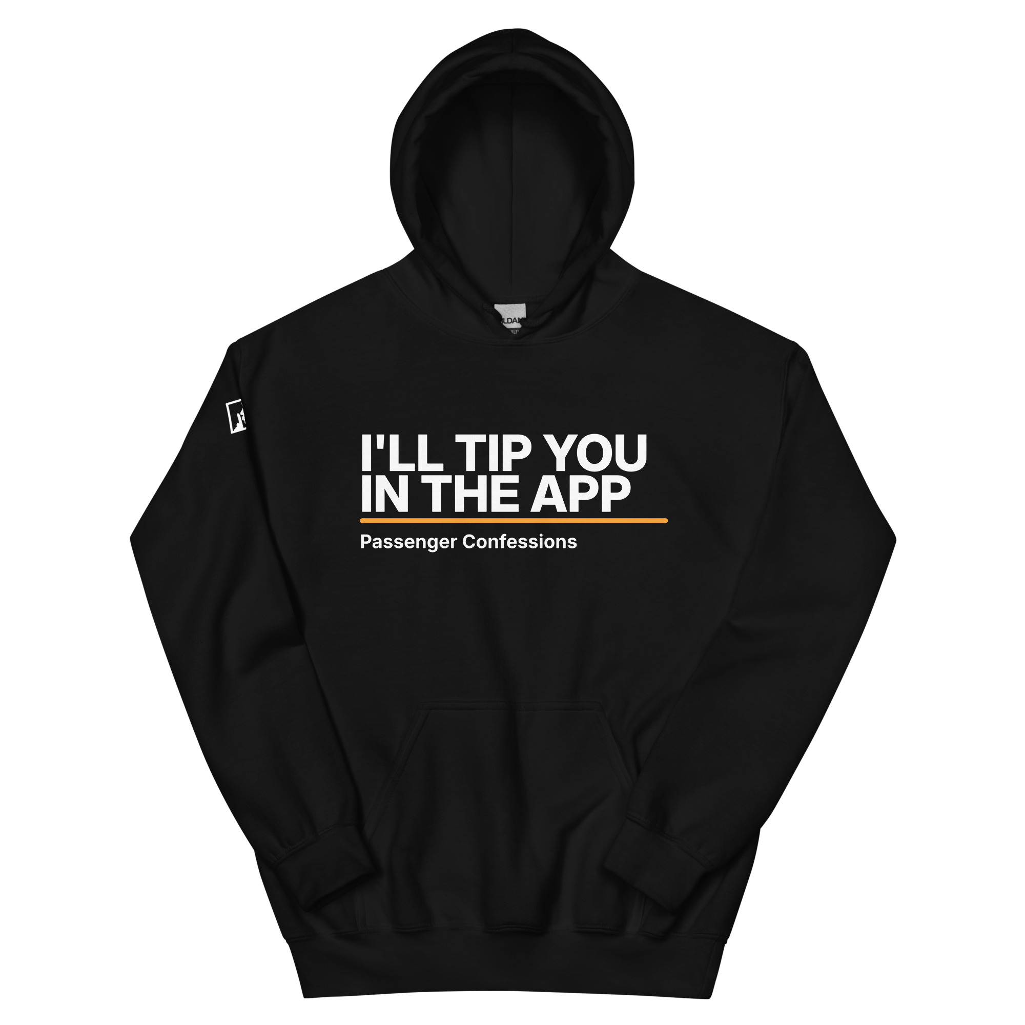 I’ll Tip You in the App Hoodie – Black