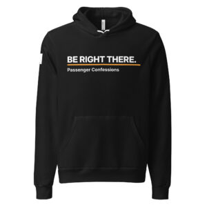 Be Right There Hoodie – Black